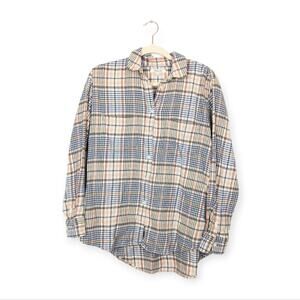 Madewell Belmont Plaid Flannel Sunday Button Down Shirt